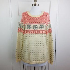 Woolrich | Owl Wool Blend Lightweight Sweater M